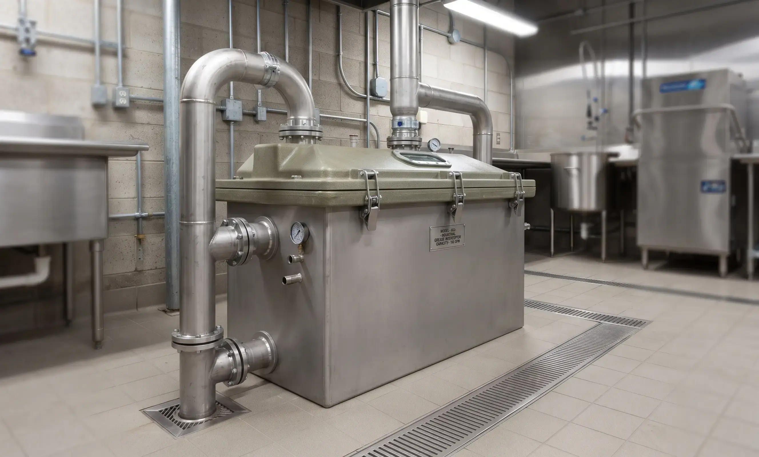 Grease Trap AG2 heavy duty commercial kitchen unit by Al Barr