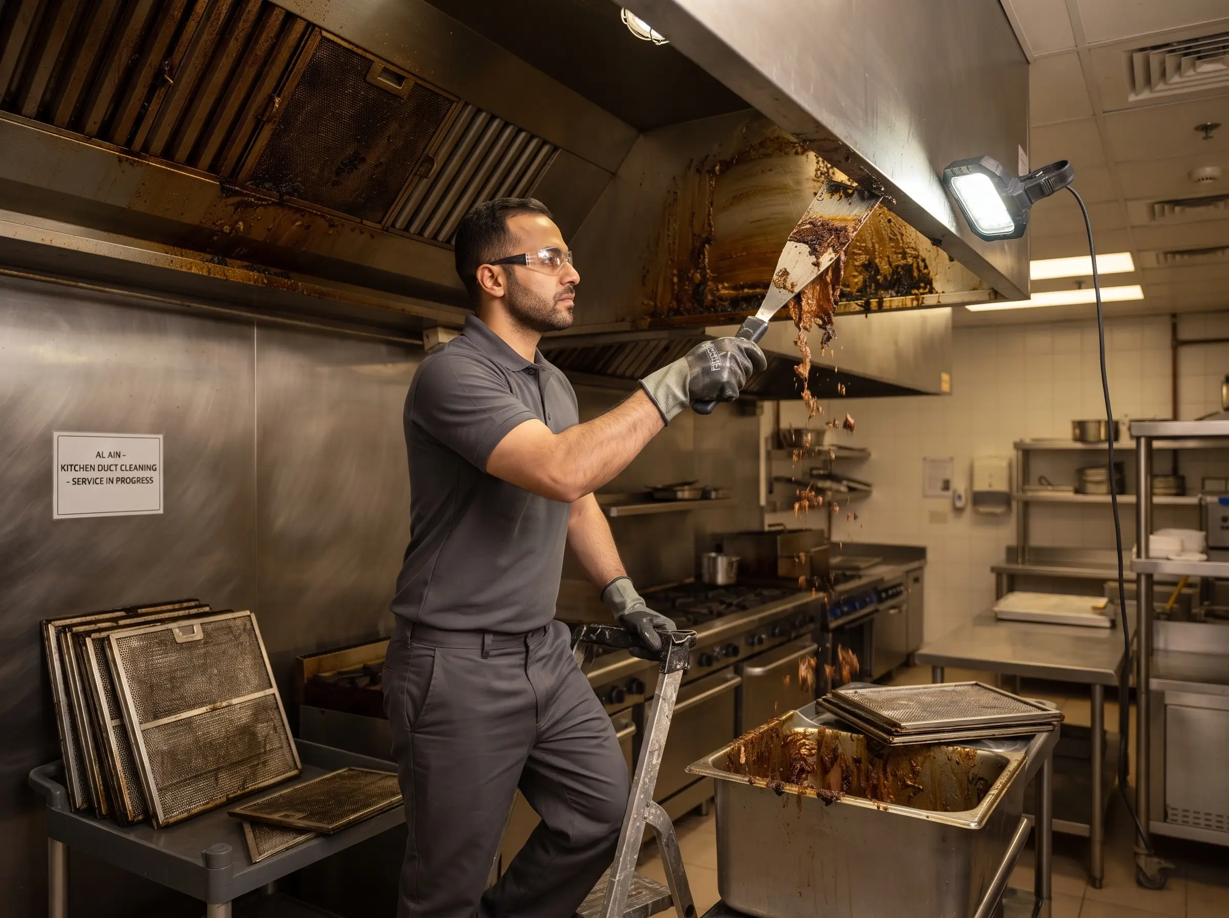 Al Barr Kitchen Hood Cleaning Al Shahamah service delivery in UAE